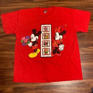Mickey Unlimited Vintage 90s Mickey Loves Minnie Disney Tee by Land’n Sea